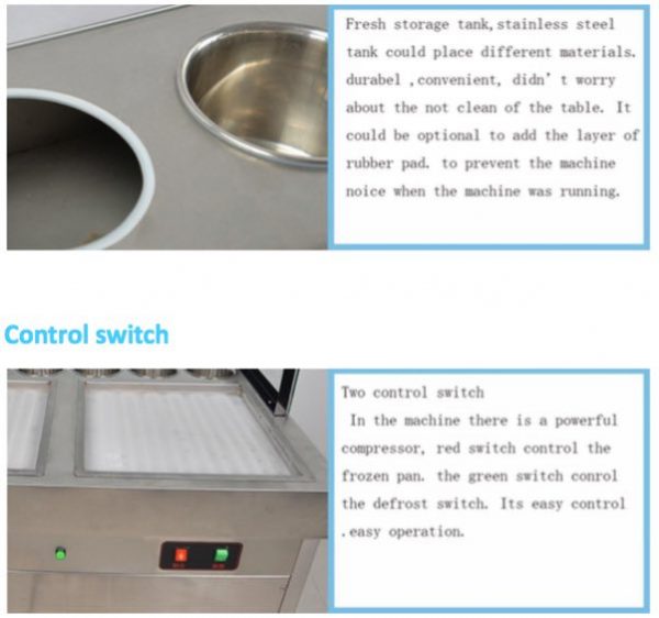 Jual Mesin Roll Fry Ice Cream (RIC36) di Surabaya - Toko 