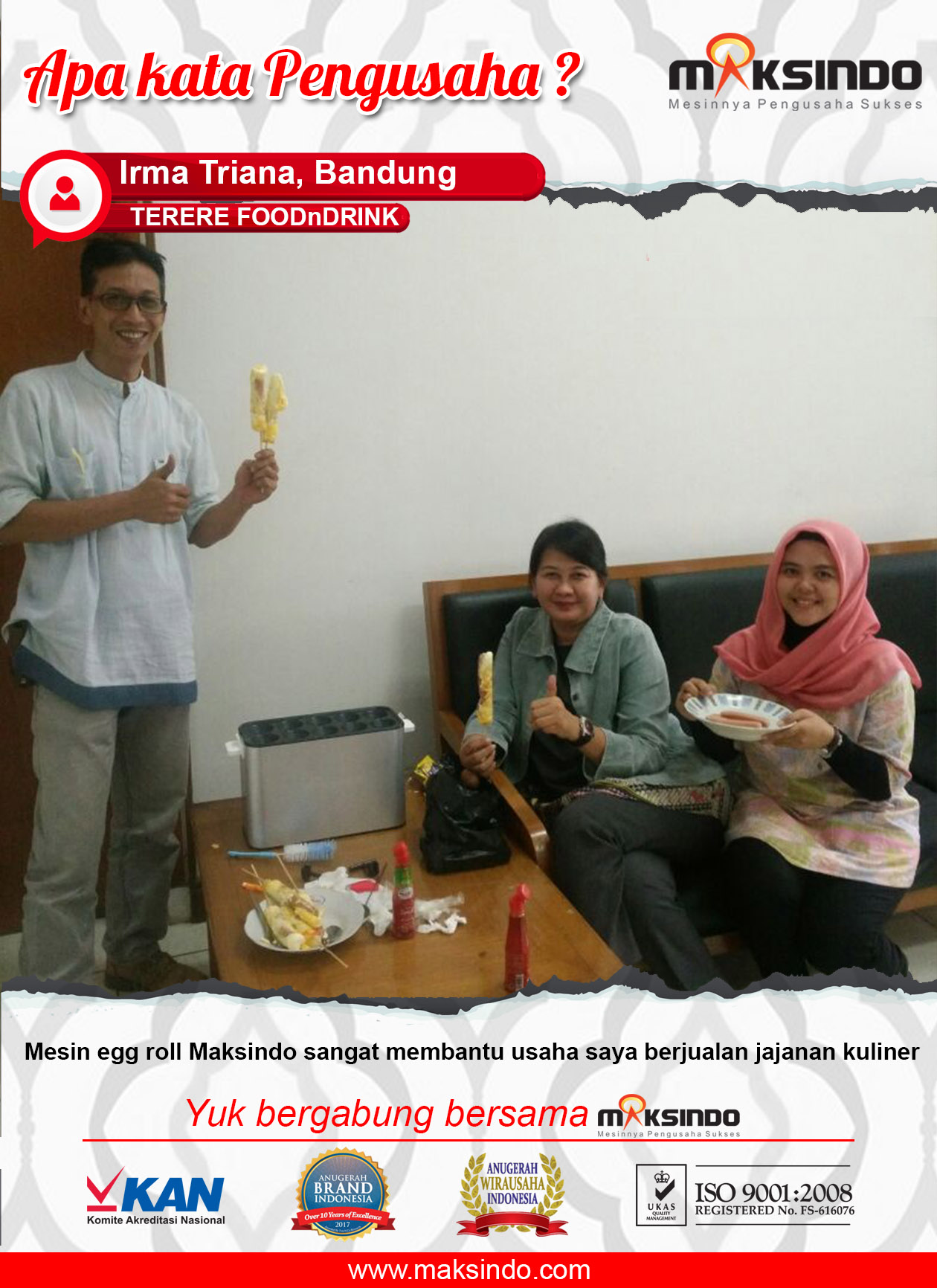 Jual Mesin Pembuat Egg Roll (Listrik) di Surabaya - Toko 