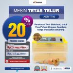 Jual Mesin Penetas Telur 96 Butir Otomatis – AGR-TT96 di Surabaya
