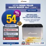 Jual Mesin Egg Roll Sosis Telur Snack Maker 4in1 Listrik di Surabaya